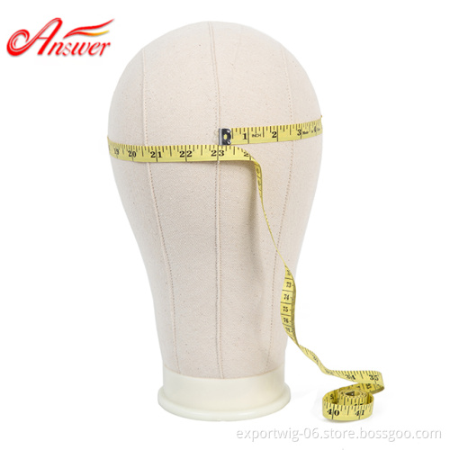 Factory Price Professional Canvas Block Head for Hair Styling Display Tools Mannequin Head Hair Extension Tools
